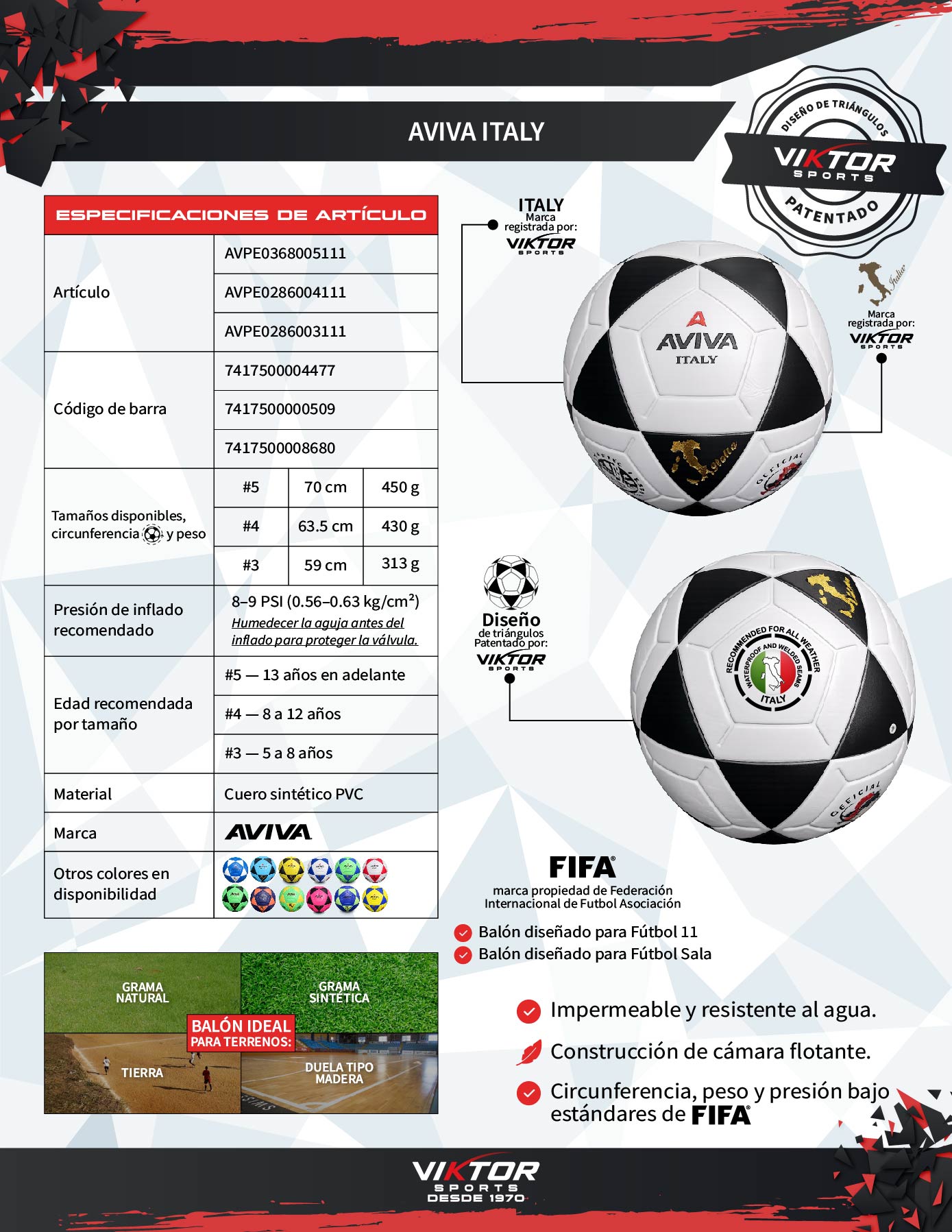 Ficha de AVPE0368005111