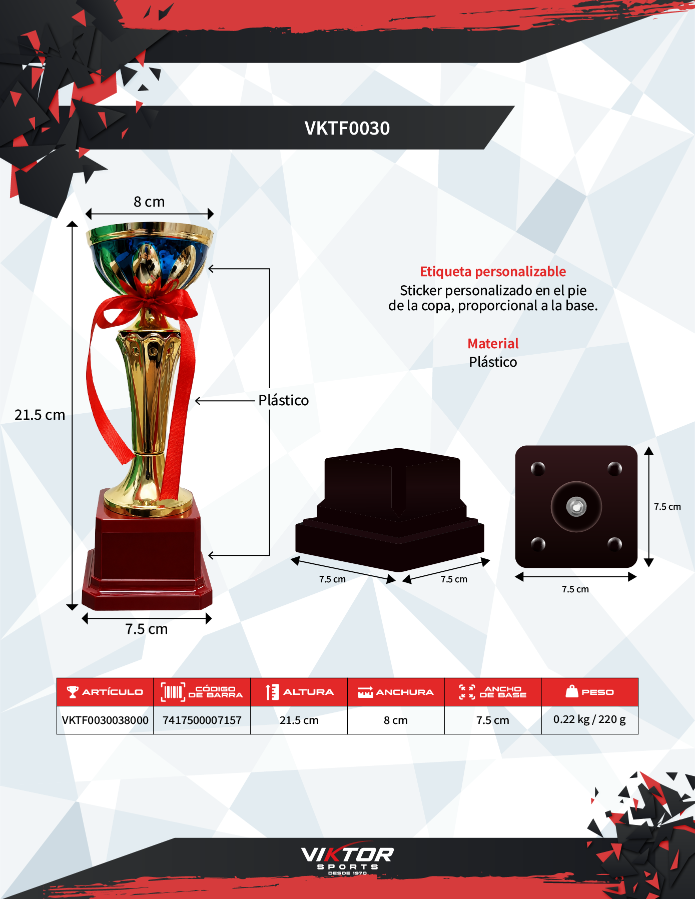 Ficha de VKTF0030038000