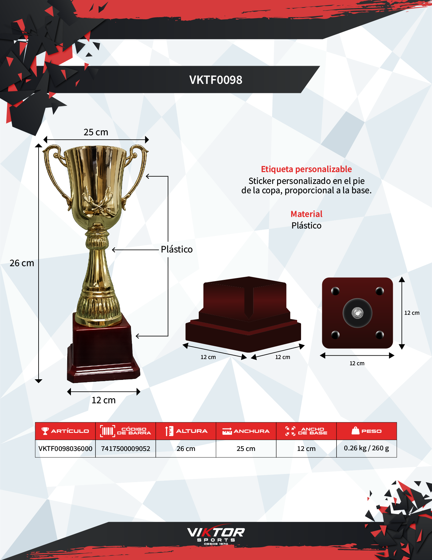 Ficha de VKTF0098036000