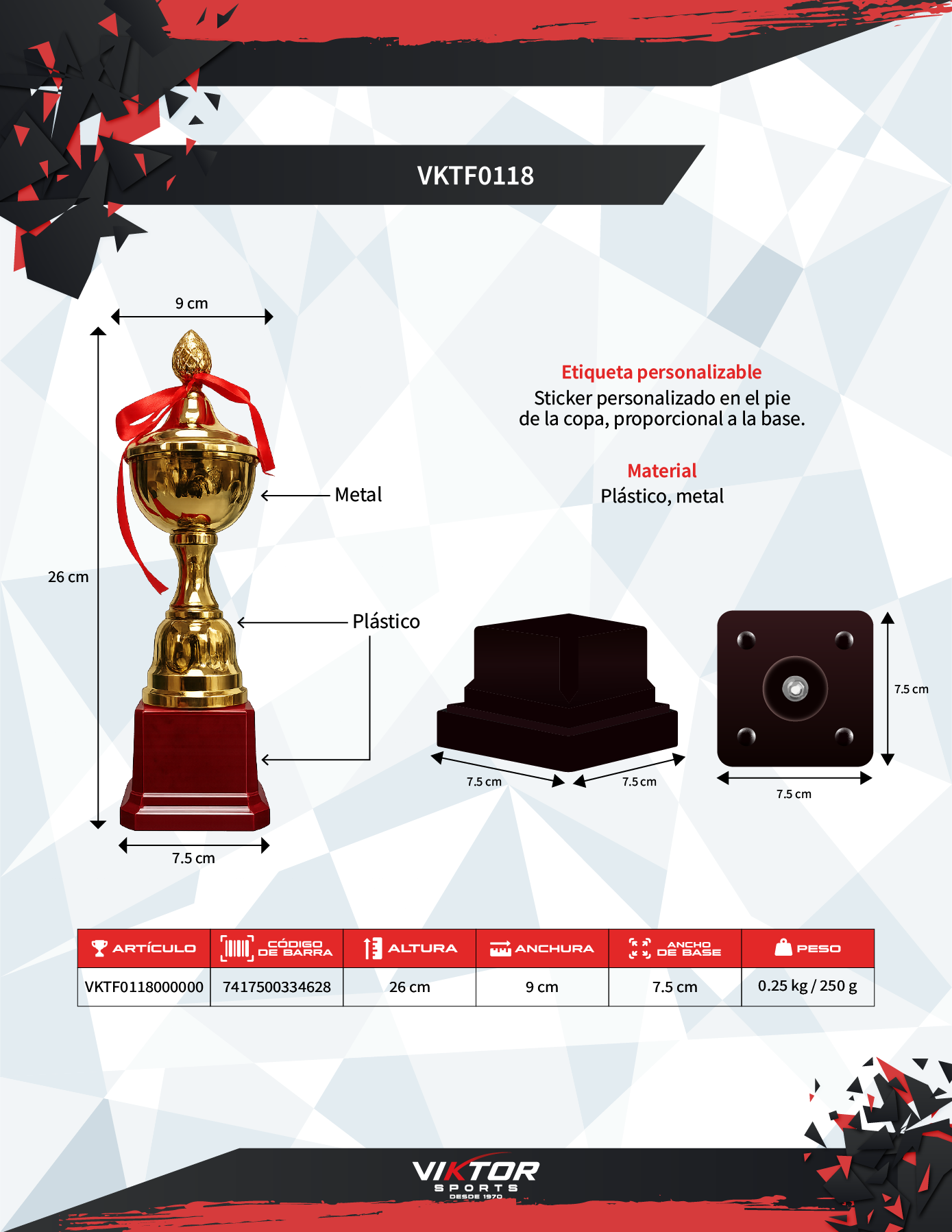 Ficha de VKTF0118000000