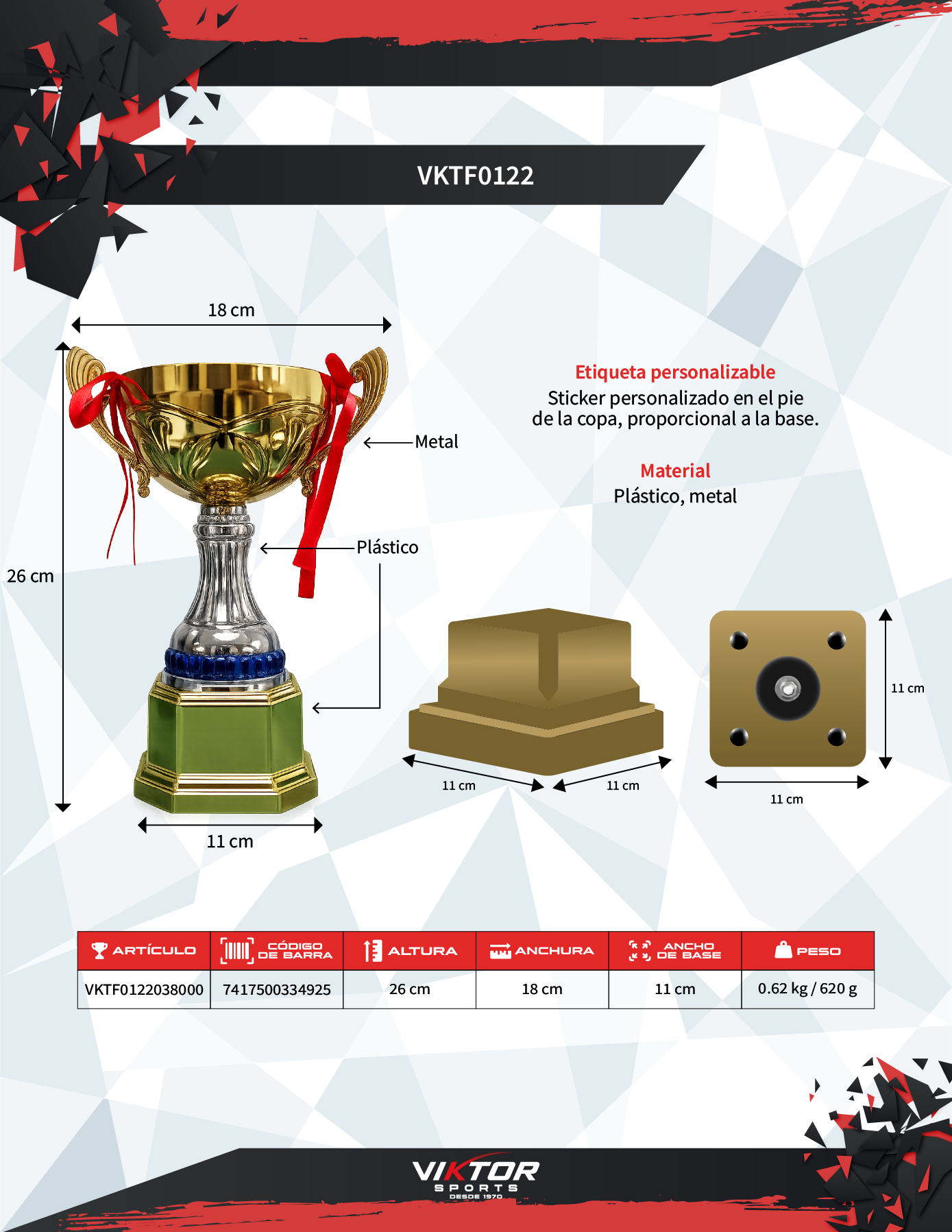 Ficha de VKTF0122038000