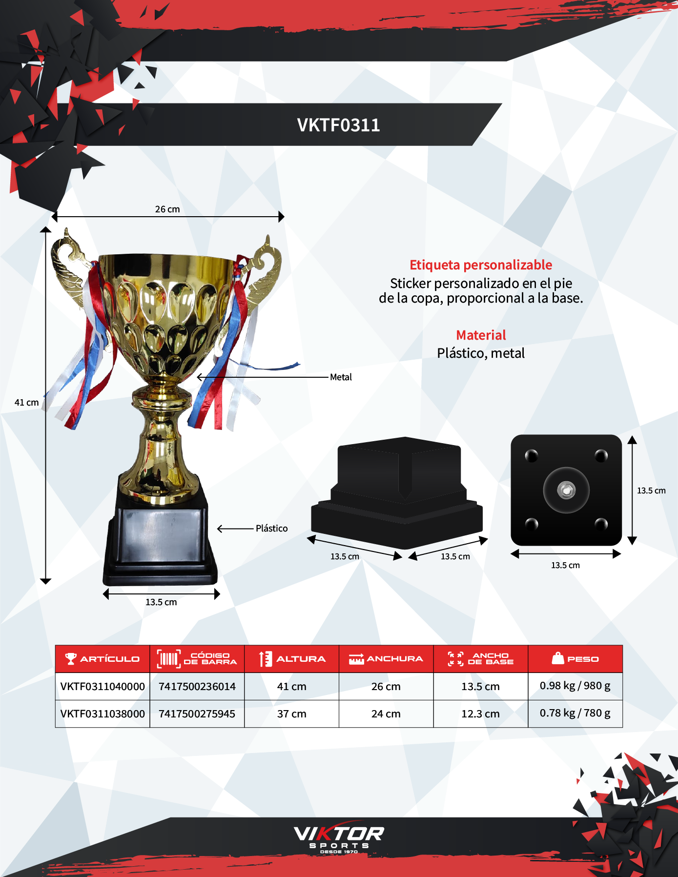 Ficha de VKTF0311038000