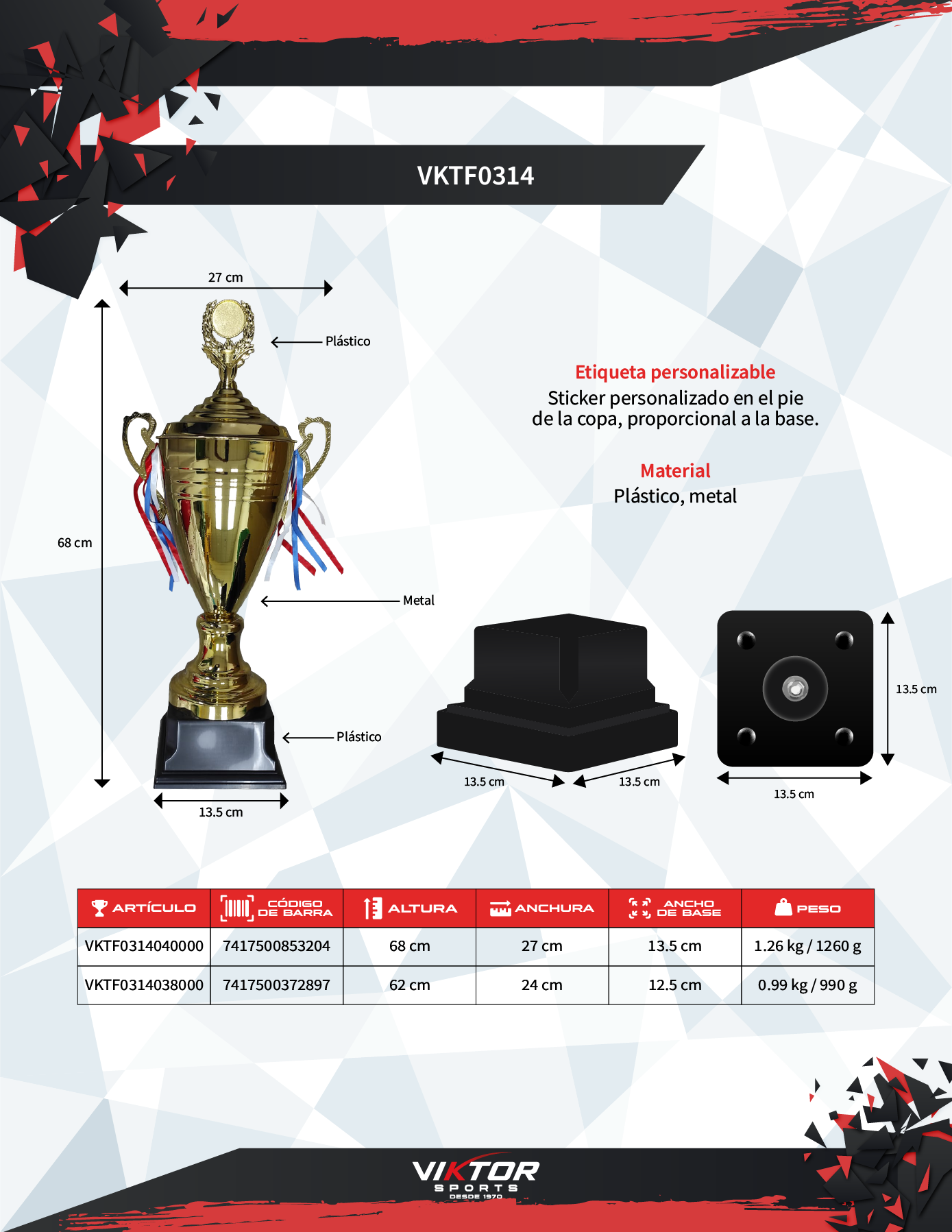 Ficha de VKTF0314038000