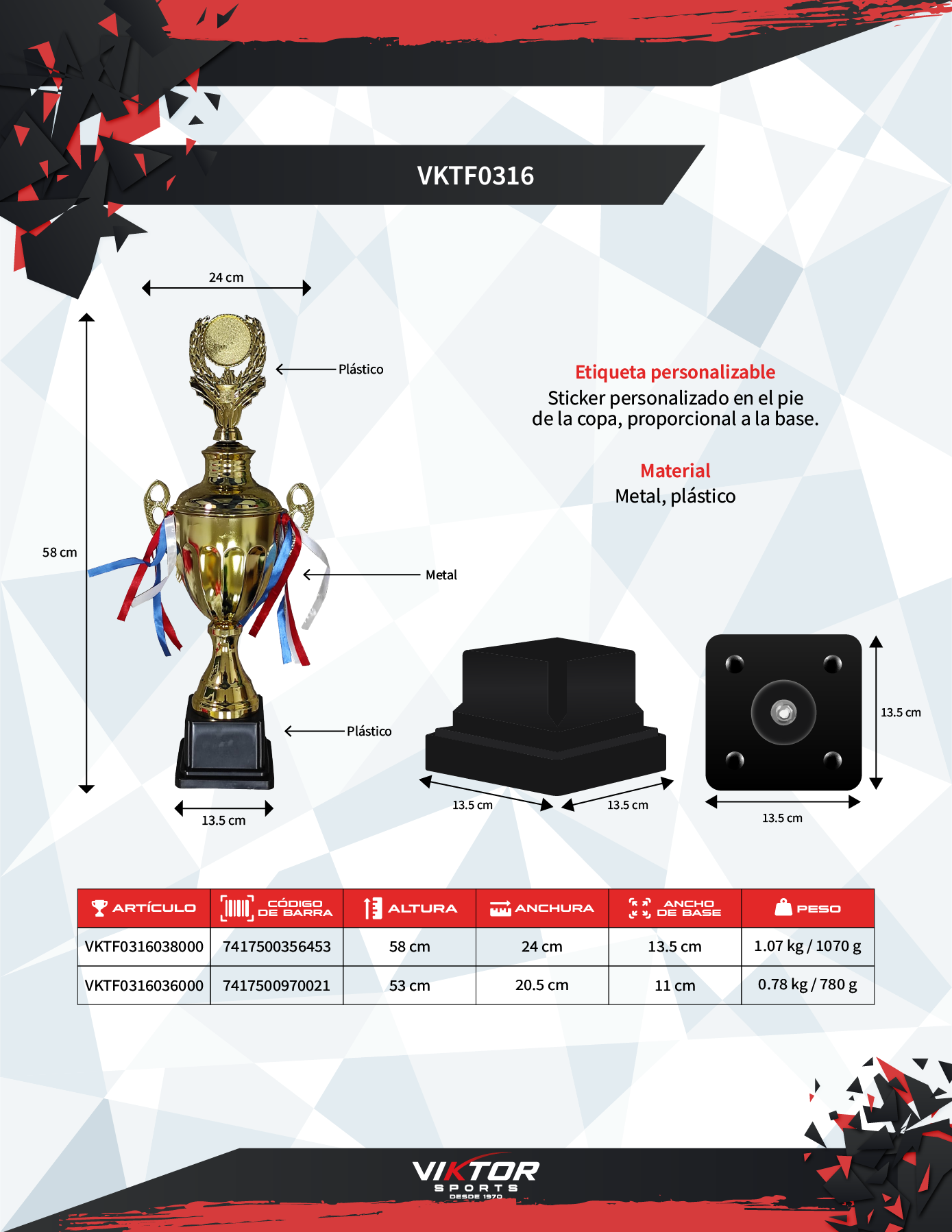 Ficha de VKTF0316036000